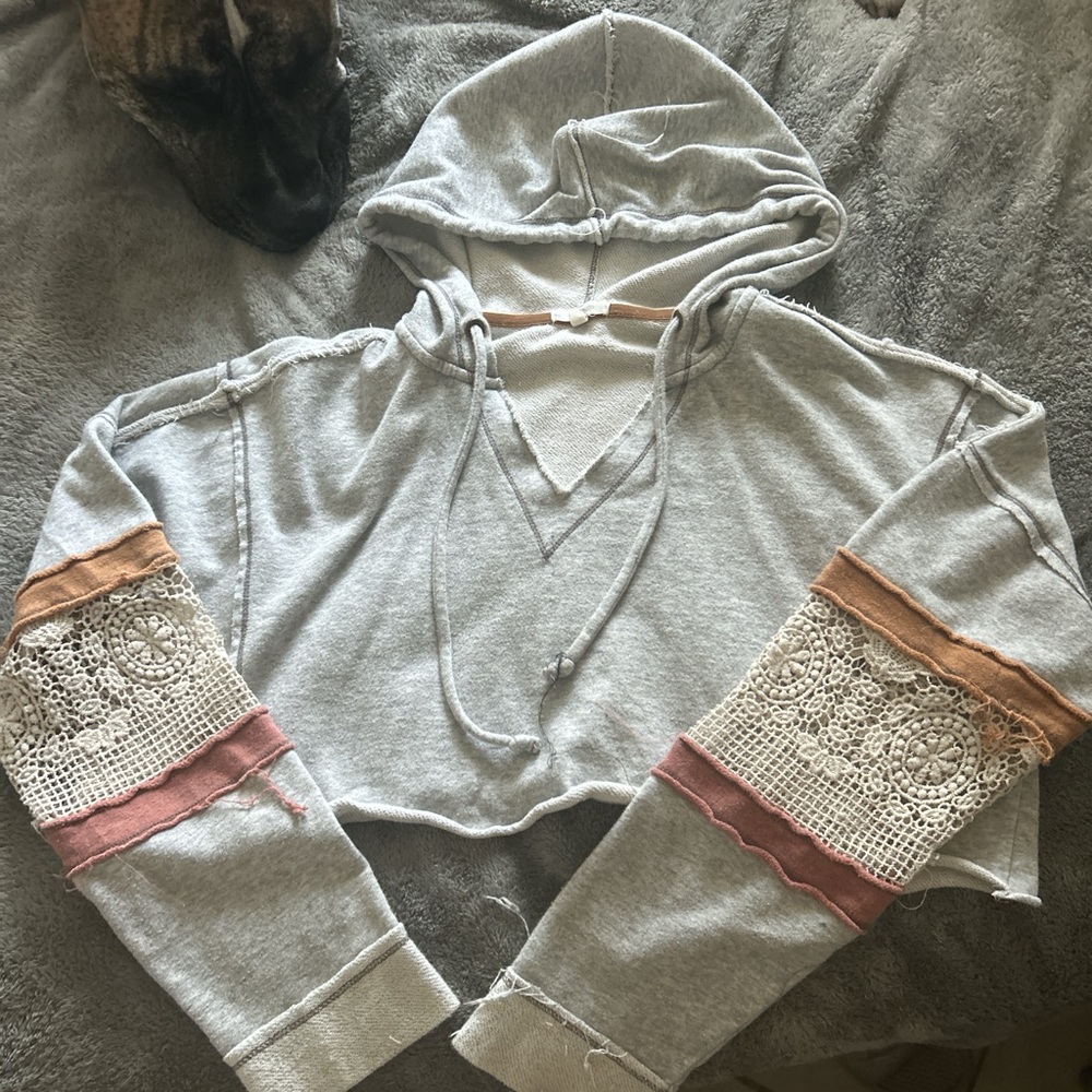 Gray and Brown Sweater